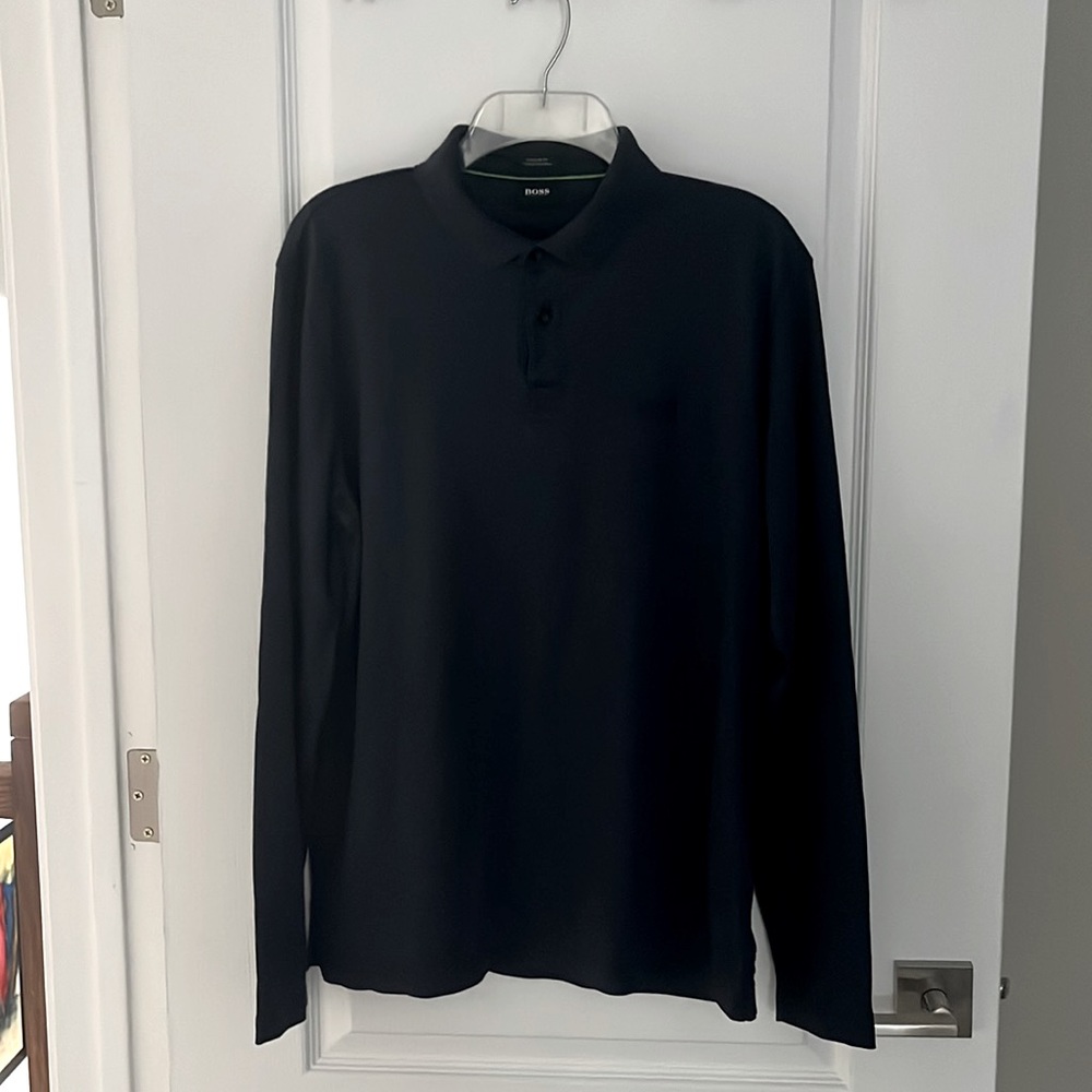 Hugo Boss Navy Blue Shirt